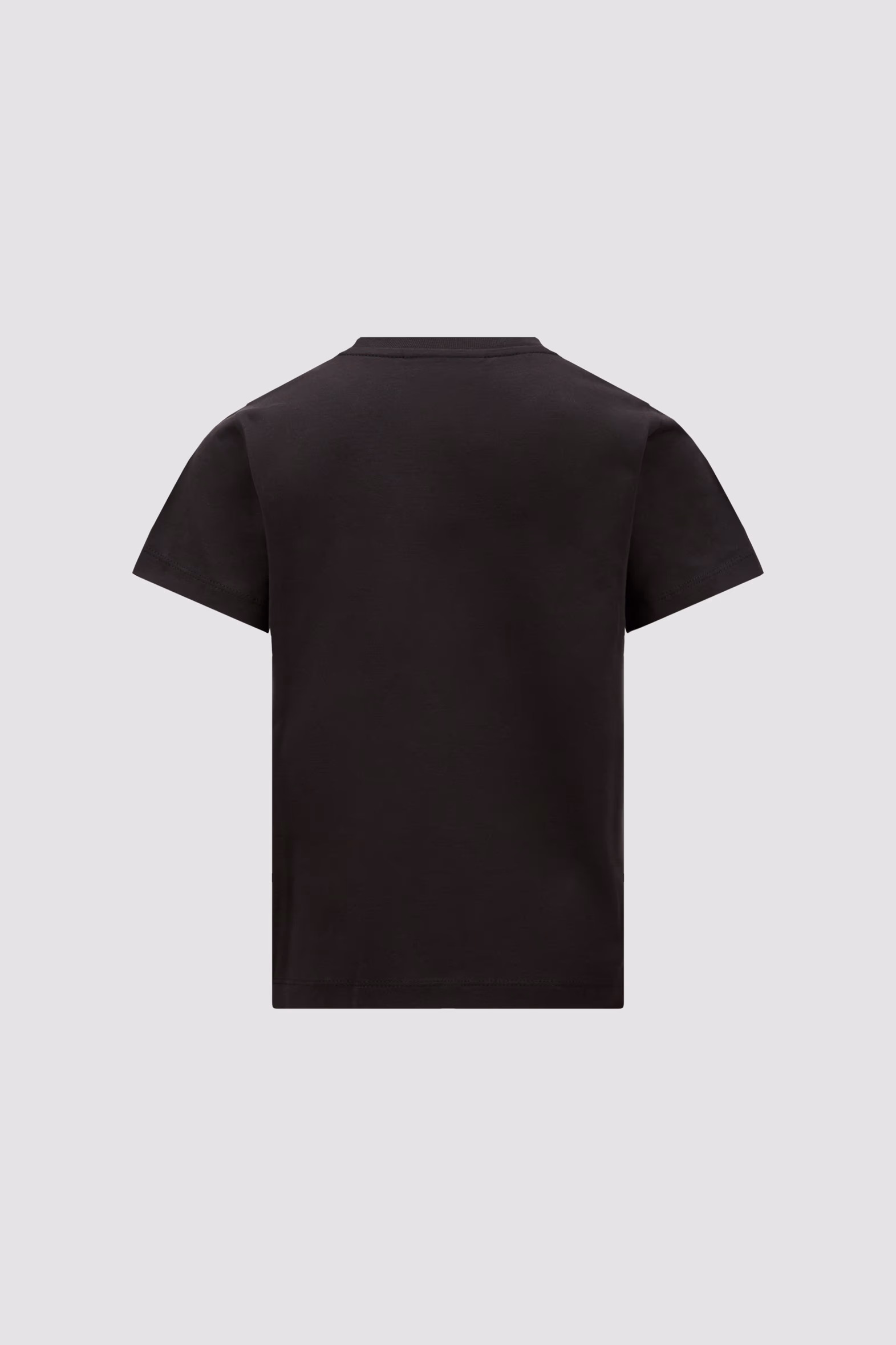 Camiseta de algodón con logotipo de Batman Niño Negro Moncler 3